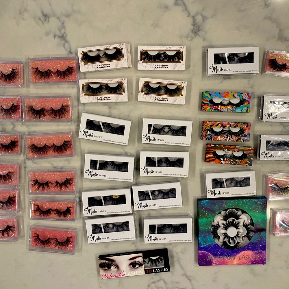 MINK EYELASHES 50 PAIRS -less than a buck a piece!!!!!!